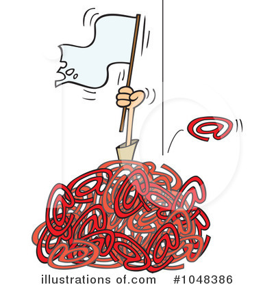 Royalty-Free (RF) Spam Clipart Illustration by toonaday - Stock Sample #1048386