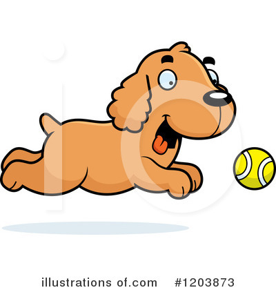 Spaniel Clipart #1203873 by Cory Thoman