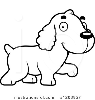 Royalty-Free (RF) Spaniel Clipart Illustration by Cory Thoman - Stock Sample #1203957