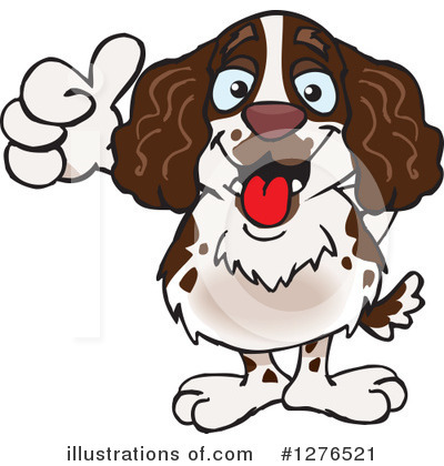 Royalty-Free (RF) Spaniel Clipart Illustration by Dennis Holmes Designs - Stock Sample #1276521