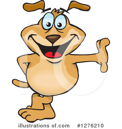 Royalty-Free (RF) Sparkey Dog Clipart Illustration by Dennis Holmes Designs - Stock Sample #1276210