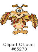Sparkey Dog Clipart #65273 by Dennis Holmes Designs