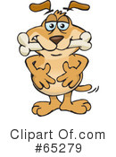 Sparkey Dog Clipart #65279 by Dennis Holmes Designs