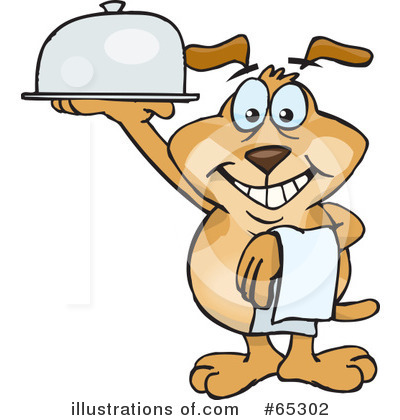 Royalty-Free (RF) Sparkey Dog Clipart Illustration by Dennis Holmes Designs - Stock Sample #65302