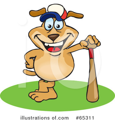 Baseball Clipart #65311 by Dennis Holmes Designs