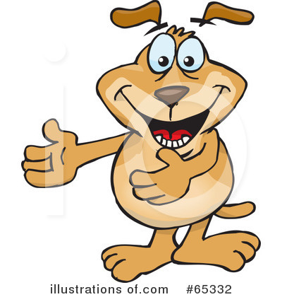 Sparkey Dog Clipart #65332 by Dennis Holmes Designs