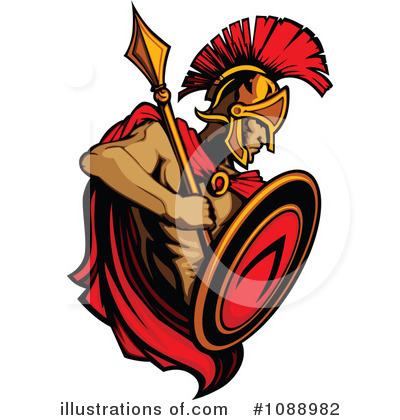 Trojan Clipart #1088982 by Chromaco