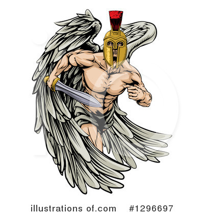 Royalty-Free (RF) Spartan Clipart Illustration by AtStockIllustration - Stock Sample #1296697