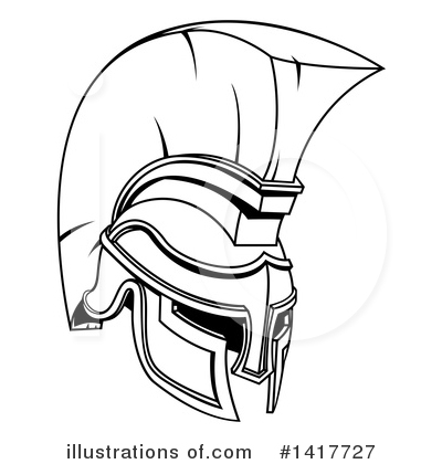 Royalty-Free (RF) Spartan Clipart Illustration by AtStockIllustration - Stock Sample #1417727