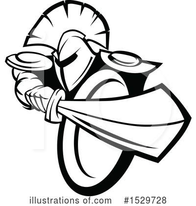 Royalty-Free (RF) Spartan Clipart Illustration by Chromaco - Stock Sample #1529728