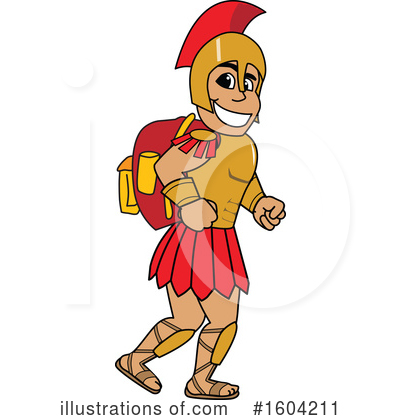 Royalty-Free (RF) Spartan Clipart Illustration by Mascot Junction - Stock Sample #1604211