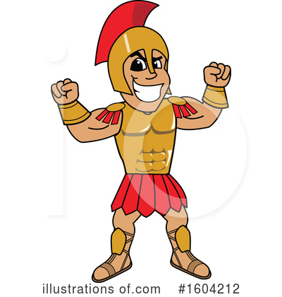 Spartan Clipart #1604212 by Mascot Junction