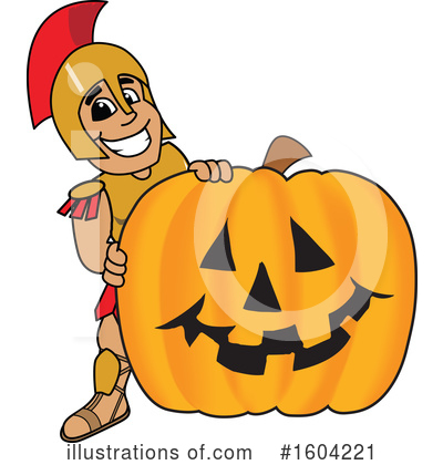 Royalty-Free (RF) Spartan Clipart Illustration by Mascot Junction - Stock Sample #1604221