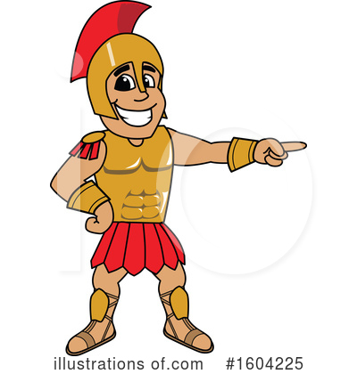 Royalty-Free (RF) Spartan Clipart Illustration by Mascot Junction - Stock Sample #1604225