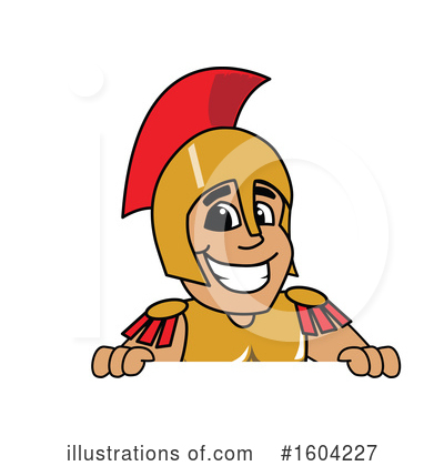 Royalty-Free (RF) Spartan Clipart Illustration by Mascot Junction - Stock Sample #1604227