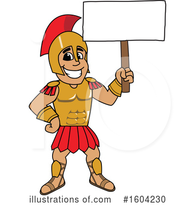 Royalty-Free (RF) Spartan Clipart Illustration by Mascot Junction - Stock Sample #1604230