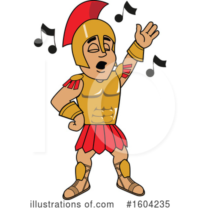 Royalty-Free (RF) Spartan Clipart Illustration by Mascot Junction - Stock Sample #1604235