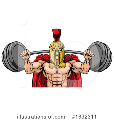 Royalty-Free (RF) Spartan Clipart Illustration by AtStockIllustration - Stock Sample #1632311