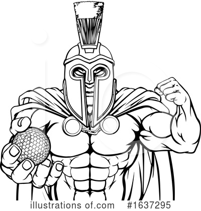 Royalty-Free (RF) Spartan Clipart Illustration by AtStockIllustration - Stock Sample #1637295