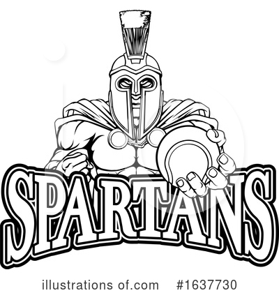 Royalty-Free (RF) Spartan Clipart Illustration by AtStockIllustration - Stock Sample #1637730