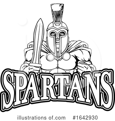 Royalty-Free (RF) Spartan Clipart Illustration by AtStockIllustration - Stock Sample #1642930