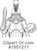 Spartan Clipart #1651211 by AtStockIllustration