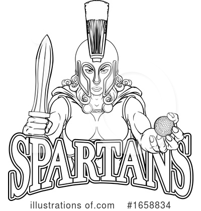Royalty-Free (RF) Spartan Clipart Illustration by AtStockIllustration - Stock Sample #1658834