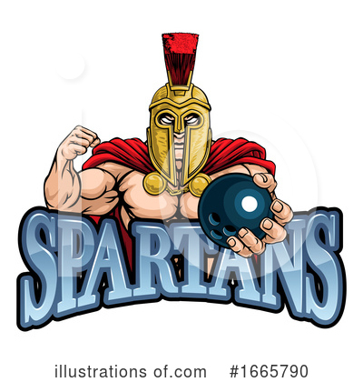 Royalty-Free (RF) Spartan Clipart Illustration by AtStockIllustration - Stock Sample #1665790