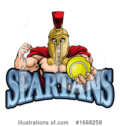 Royalty-Free (RF) Spartan Clipart Illustration by AtStockIllustration - Stock Sample #1668258