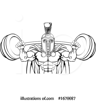 Royalty-Free (RF) Spartan Clipart Illustration by AtStockIllustration - Stock Sample #1670087