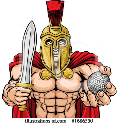Royalty-Free (RF) Spartan Clipart Illustration by AtStockIllustration - Stock Sample #1686550