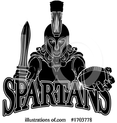Royalty-Free (RF) Spartan Clipart Illustration by AtStockIllustration - Stock Sample #1703778