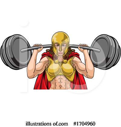 Royalty-Free (RF) Spartan Clipart Illustration by AtStockIllustration - Stock Sample #1704960