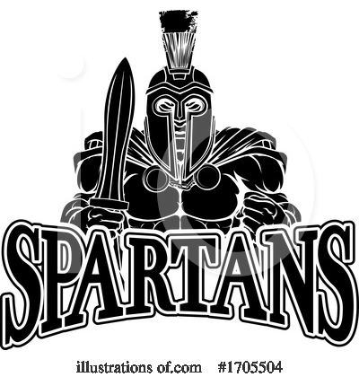 Royalty-Free (RF) Spartan Clipart Illustration by AtStockIllustration - Stock Sample #1705504