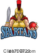 Spartan Clipart #1709729 by AtStockIllustration