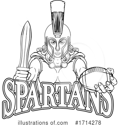 Royalty-Free (RF) Spartan Clipart Illustration by AtStockIllustration - Stock Sample #1714278