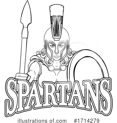 Royalty-Free (RF) Spartan Clipart Illustration by AtStockIllustration - Stock Sample #1714279