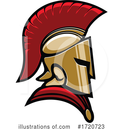 Royalty-Free (RF) Spartan Clipart Illustration by Vector Tradition SM - Stock Sample #1720723