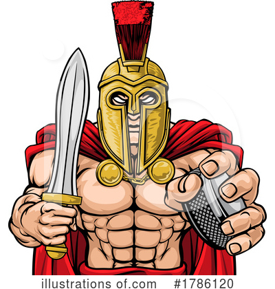 Royalty-Free (RF) Spartan Clipart Illustration by AtStockIllustration - Stock Sample #1786120