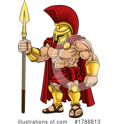 Royalty-Free (RF) Spartan Clipart Illustration by AtStockIllustration - Stock Sample #1788813