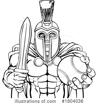 Royalty-Free (RF) Spartan Clipart Illustration by AtStockIllustration - Stock Sample #1804036