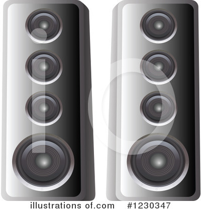 Royalty-Free (RF) Speakers Clipart Illustration by dero - Stock Sample #1230347