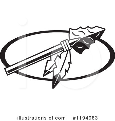 Royalty-Free (RF) Spear Clipart Illustration by Johnny Sajem - Stock Sample #1194983
