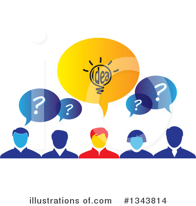 Royalty-Free (RF) Speech Balloon Clipart Illustration by ColorMagic - Stock Sample #1343814