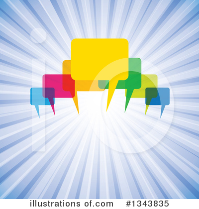 Royalty-Free (RF) Speech Balloon Clipart Illustration by ColorMagic - Stock Sample #1343835