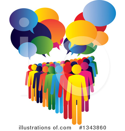 Royalty-Free (RF) Speech Balloon Clipart Illustration by ColorMagic - Stock Sample #1343860