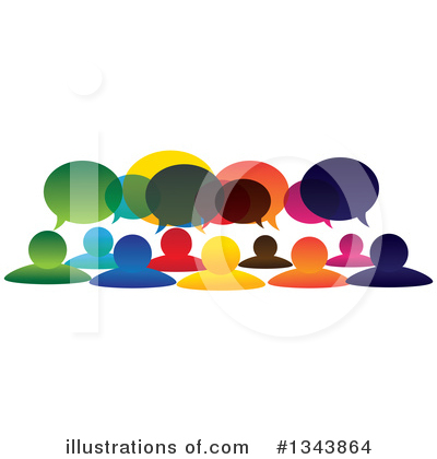 Royalty-Free (RF) Speech Balloon Clipart Illustration by ColorMagic - Stock Sample #1343864