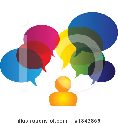 Royalty-Free (RF) Speech Balloon Clipart Illustration by ColorMagic - Stock Sample #1343866