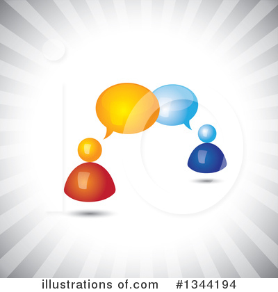 Royalty-Free (RF) Speech Balloon Clipart Illustration by ColorMagic - Stock Sample #1344194