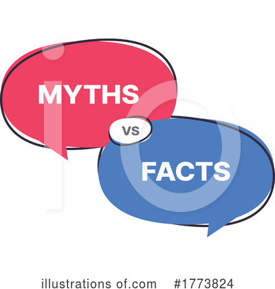 Myths Vs Facts Clipart #1773824 by Vector Tradition SM